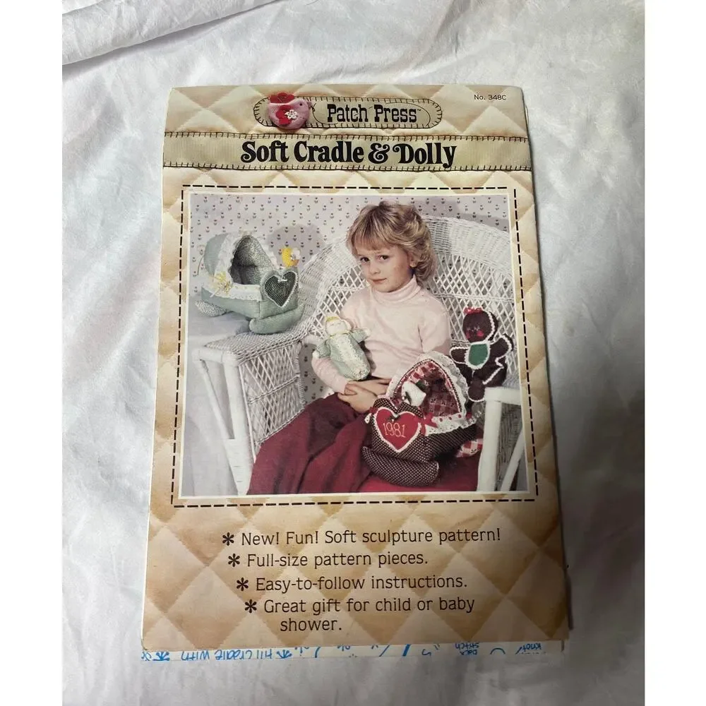 348C Soft Cradle & Dolly Sewing Pattern